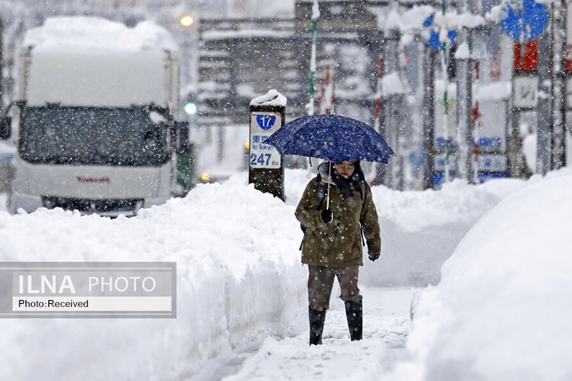تصاویر: کولاک و یخبندان در آمریکا، کانادا و ژاپن