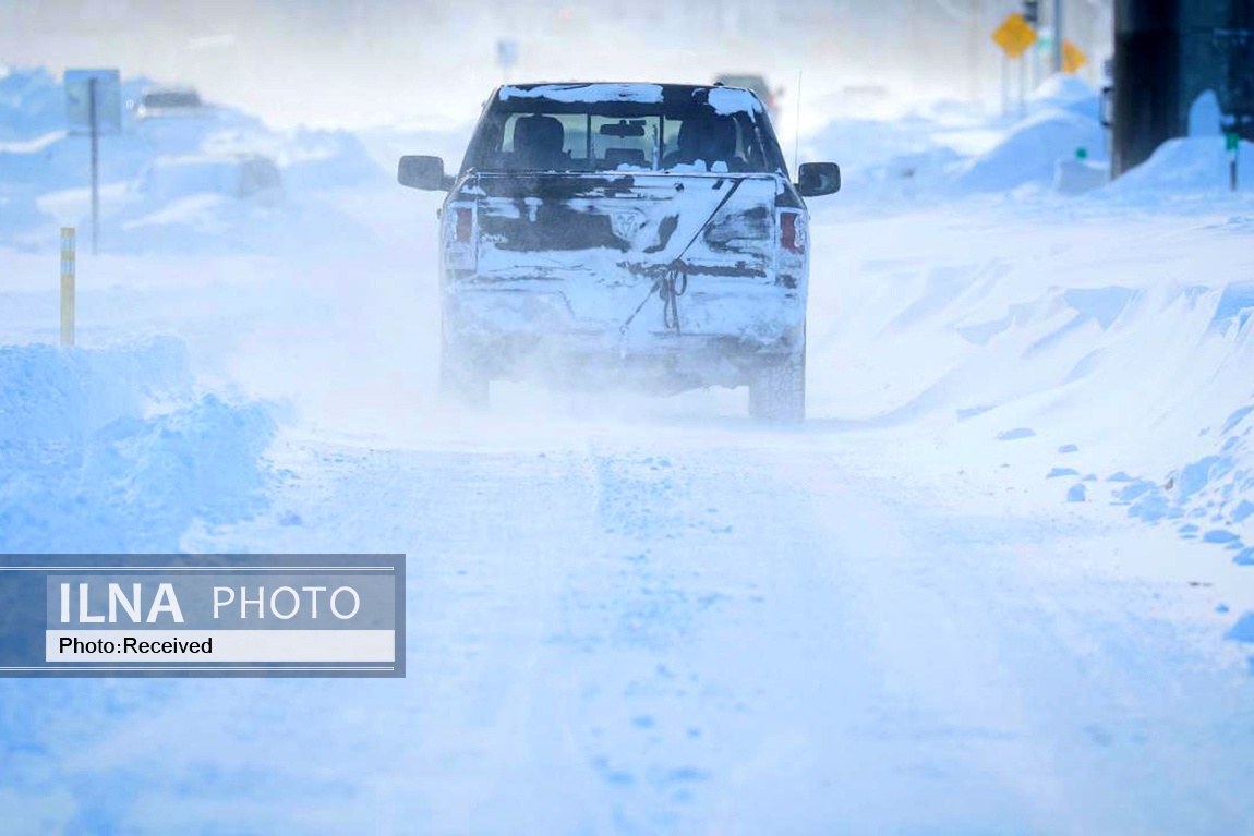 تصاویر: کولاک و یخبندان در آمریکا، کانادا و ژاپن