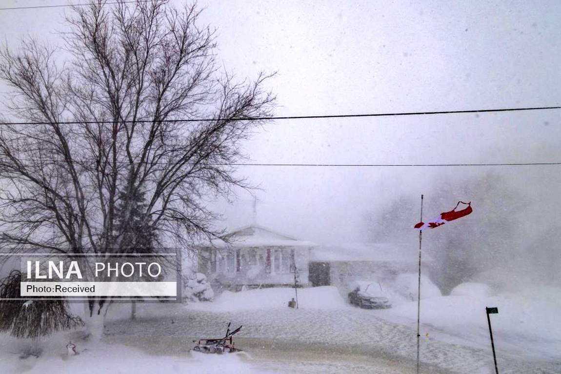 تصاویر: کولاک و یخبندان در آمریکا، کانادا و ژاپن