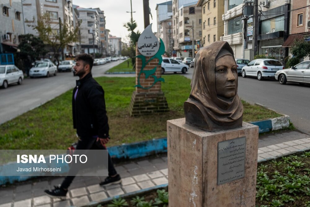 تصاویر: تندیس‌های مفاخر گیلان در رشت