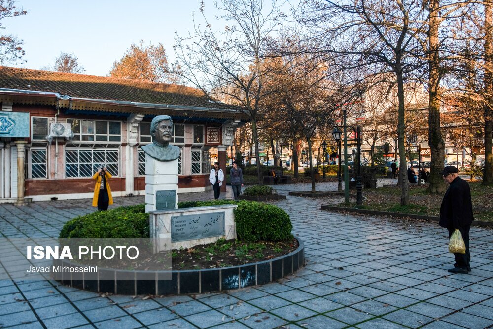 تصاویر: تندیس‌های مفاخر گیلان در رشت