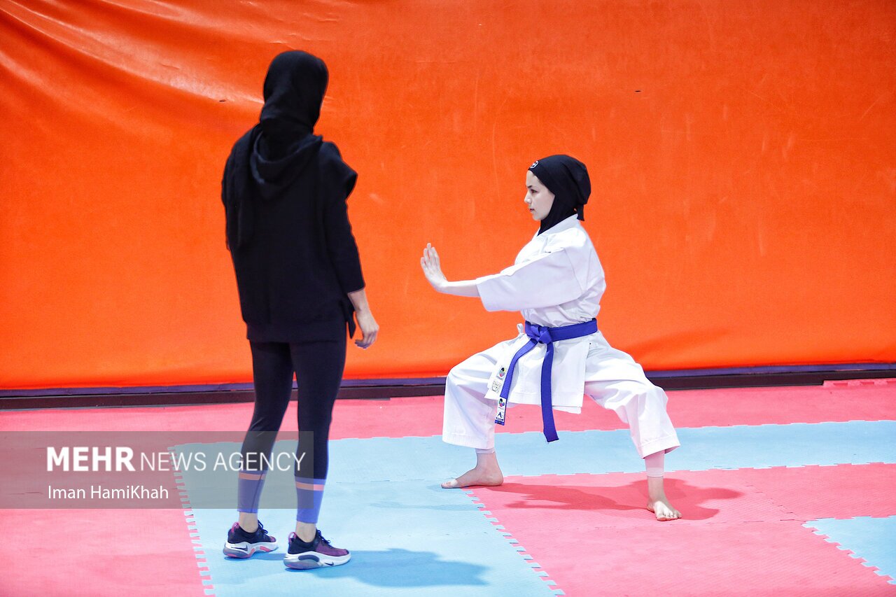تصاویر: اردوی تیم ملی کاراته دختران در همدان