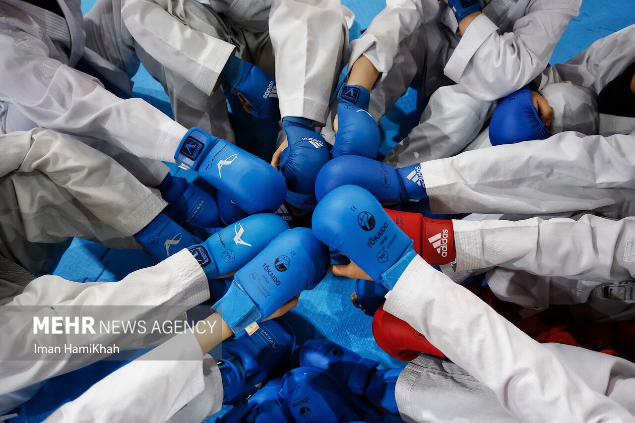 تصاویر: اردوی تیم ملی کاراته دختران در همدان