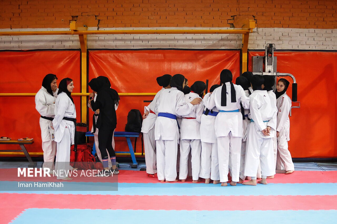 تصاویر: اردوی تیم ملی کاراته دختران در همدان