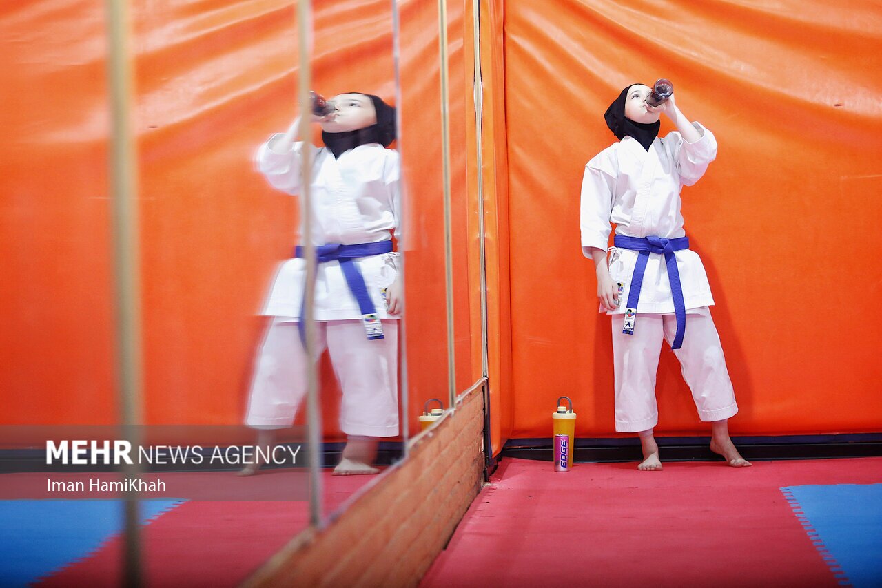 تصاویر: اردوی تیم ملی کاراته دختران در همدان