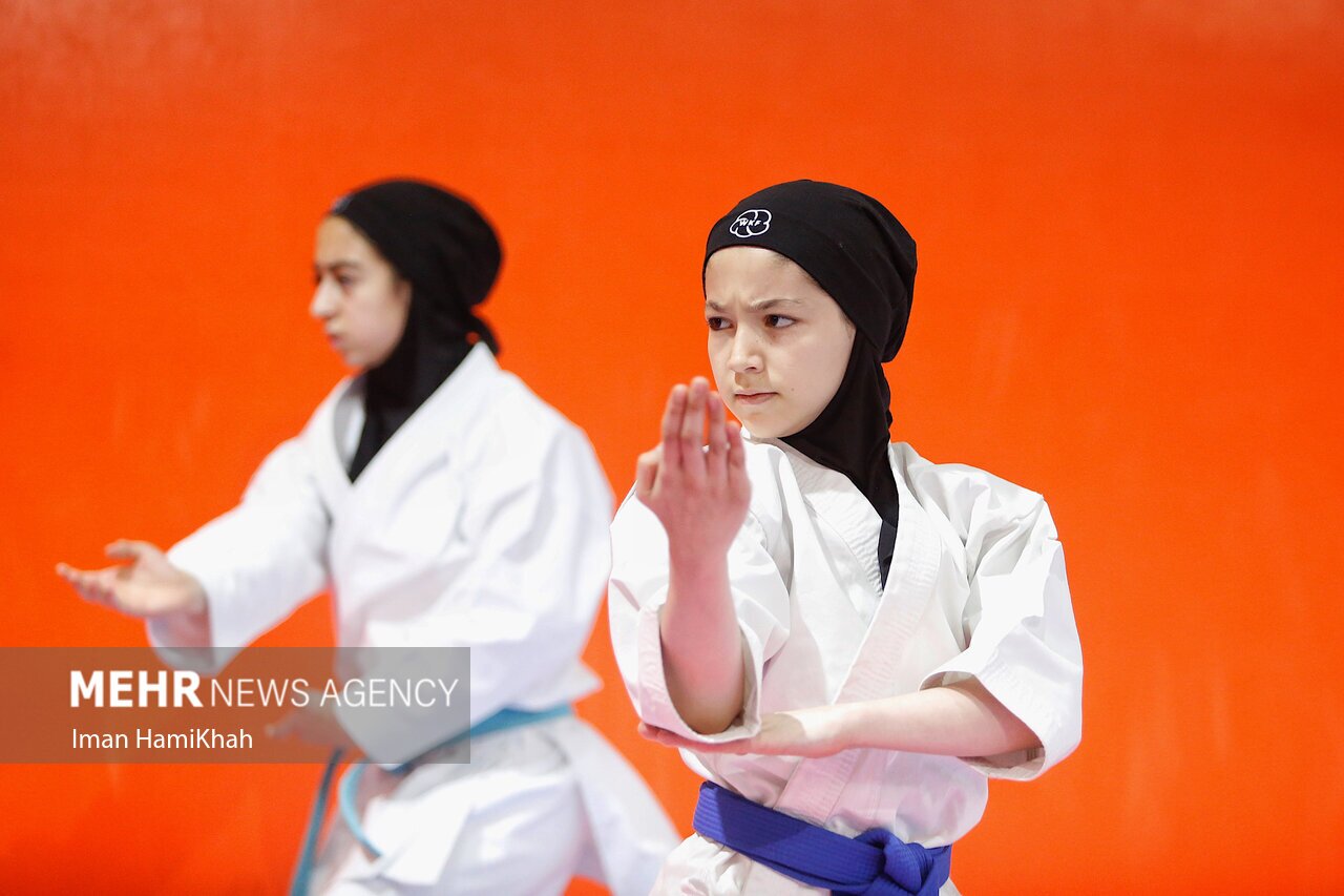 تصاویر: اردوی تیم ملی کاراته دختران در همدان