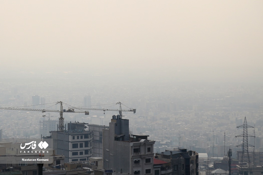 آلودگی شدید هوا در کلانشهرهای ایران