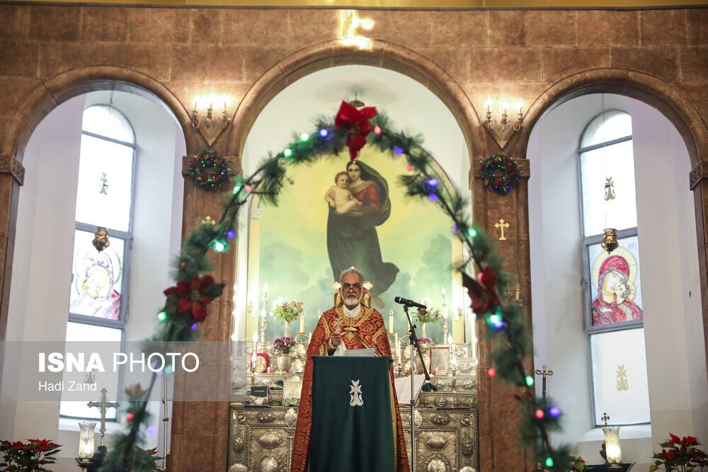 تصاویر: جشن میلاد حضرت مسیح (ع) در کلیسای مریم مقدس