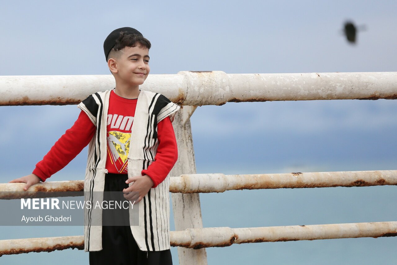 تصاویر: اولین باران زمستانی و طراوت بهاری کیش