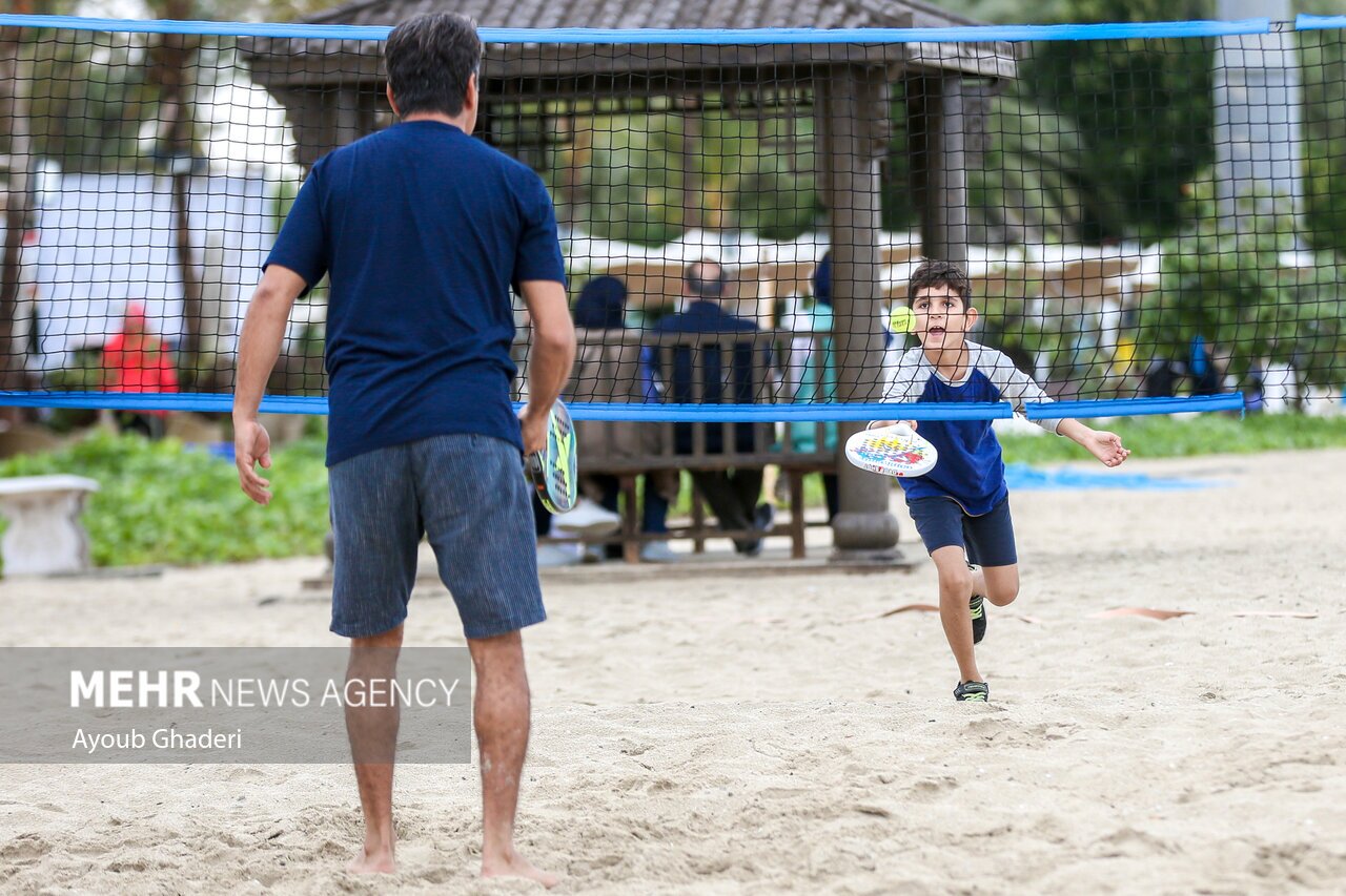تصاویر: اولین باران زمستانی و طراوت بهاری کیش