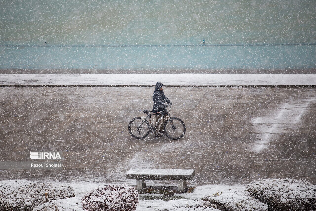 تصاویر: بارش برف در نصف جهان