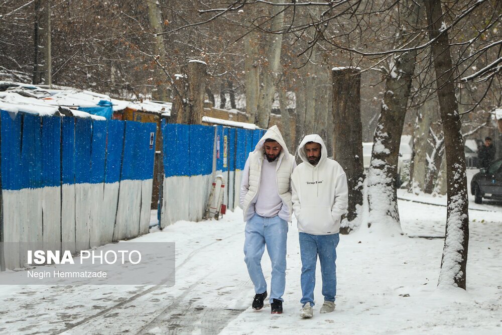 تصاویر: تهران زیر صفر