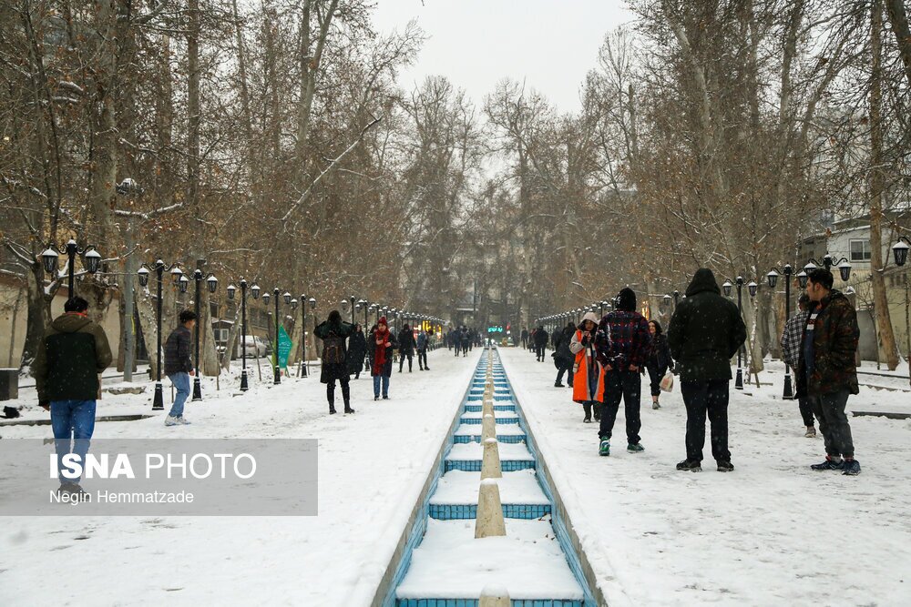 تصاویر: تهران زیر صفر