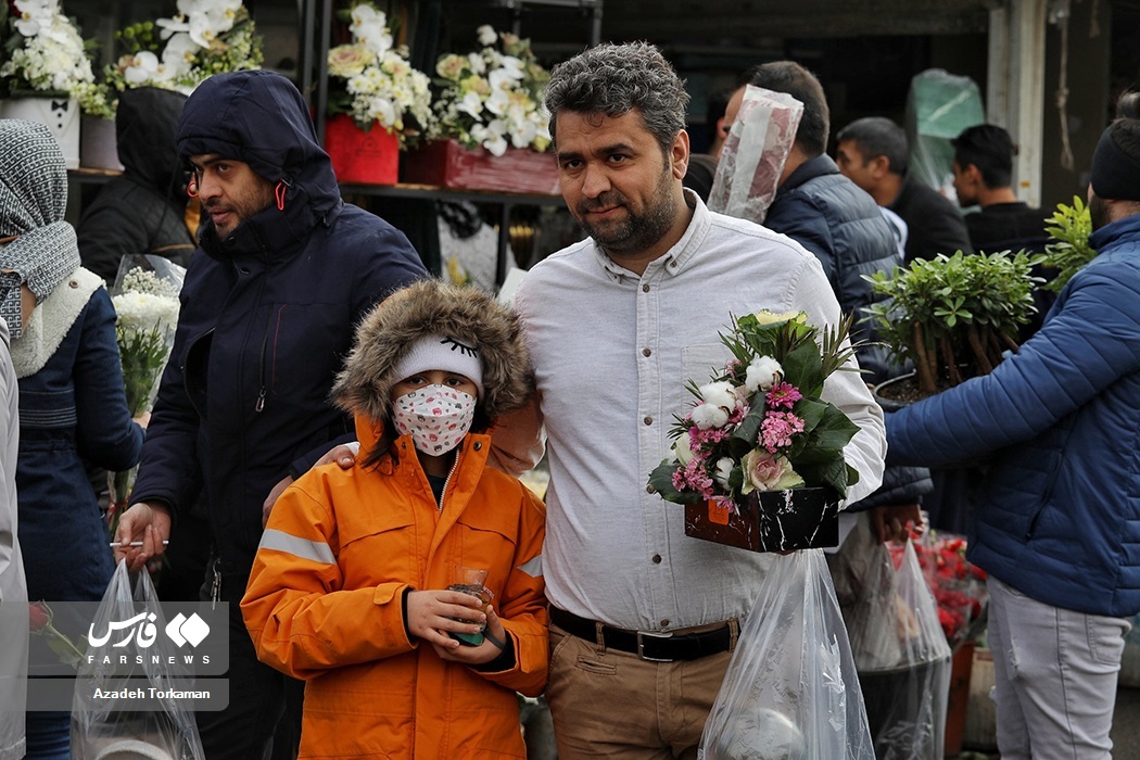 تصاویر: رونق «بازار گل» در روز مادر