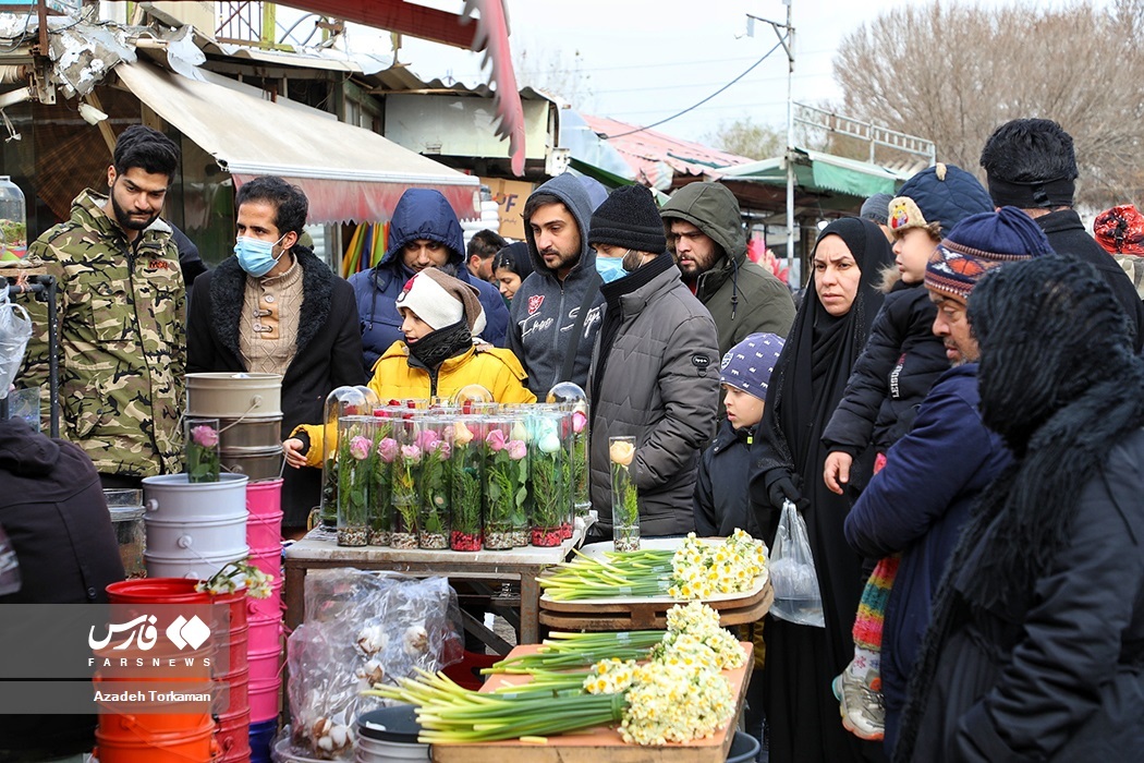 تصاویر: رونق «بازار گل» در روز مادر