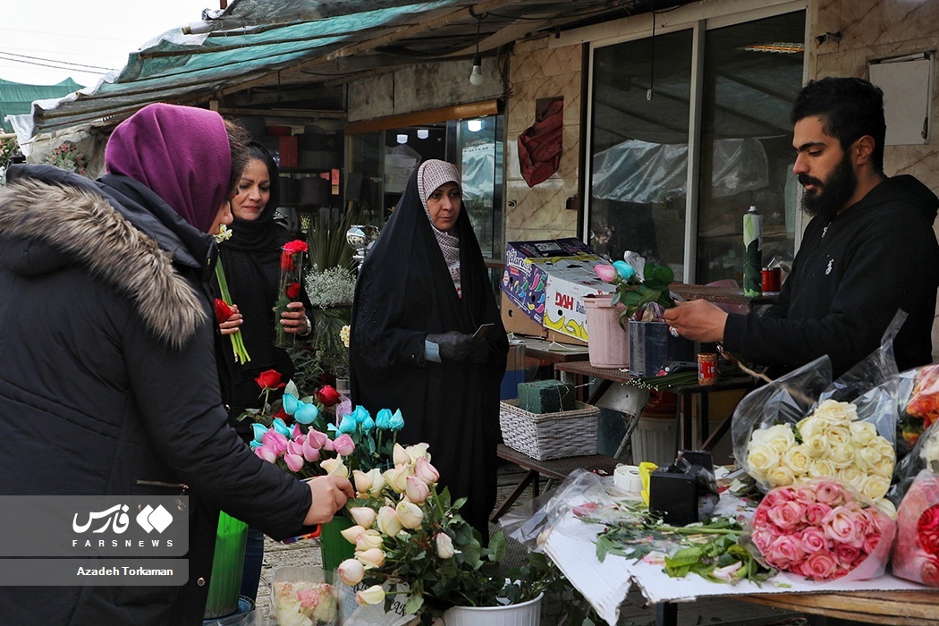 تصاویر: رونق «بازار گل» در روز مادر
