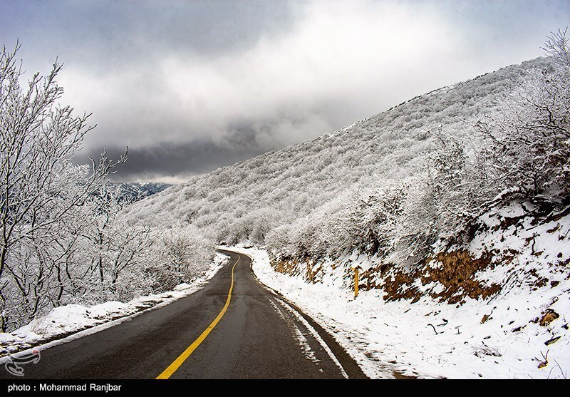 تصاویر: طبیعت برفی گیلان