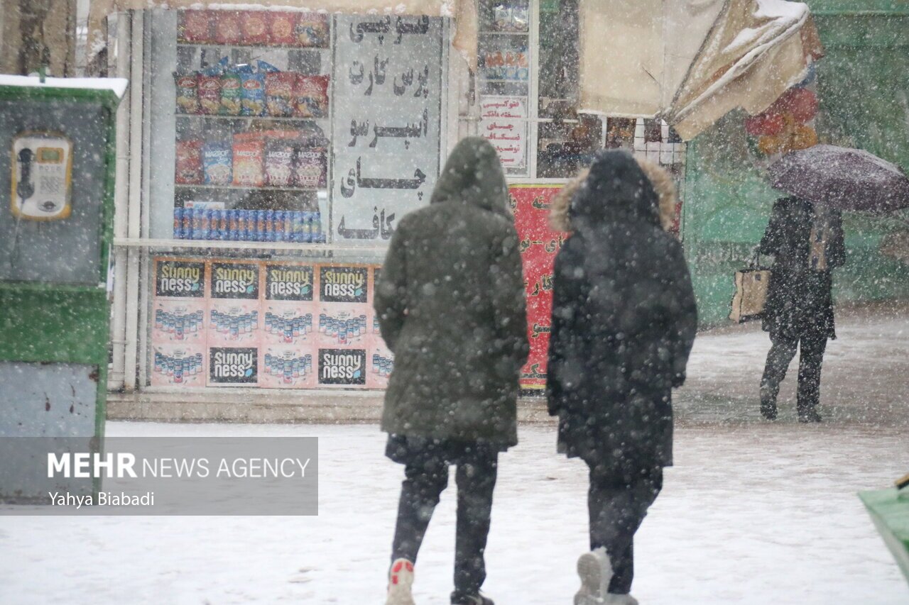 تصاویر: بارش نخستین برف زمستانی در کرمانشاه