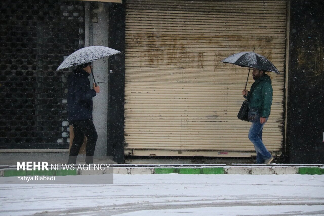 تصاویر: بارش نخستین برف زمستانی در کرمانشاه