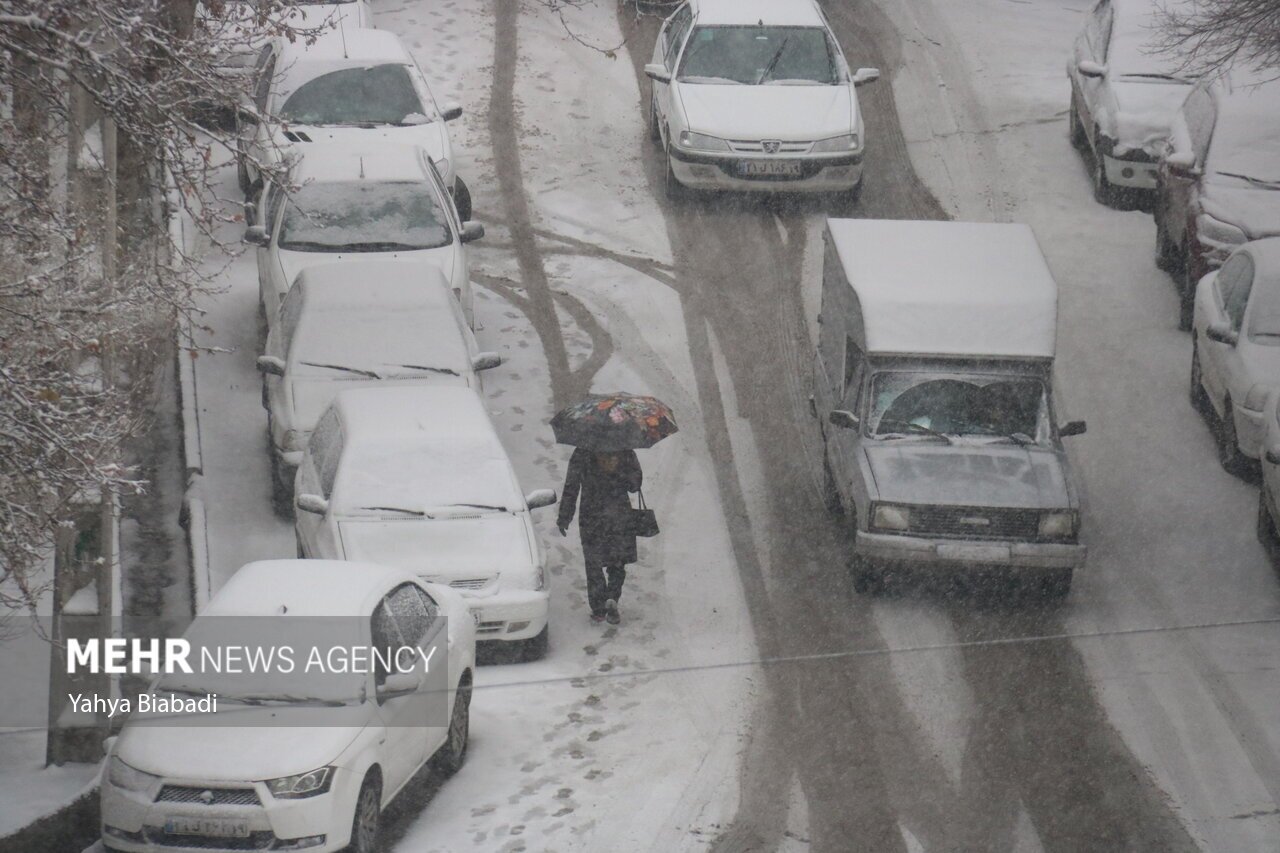 تصاویر: بارش نخستین برف زمستانی در کرمانشاه