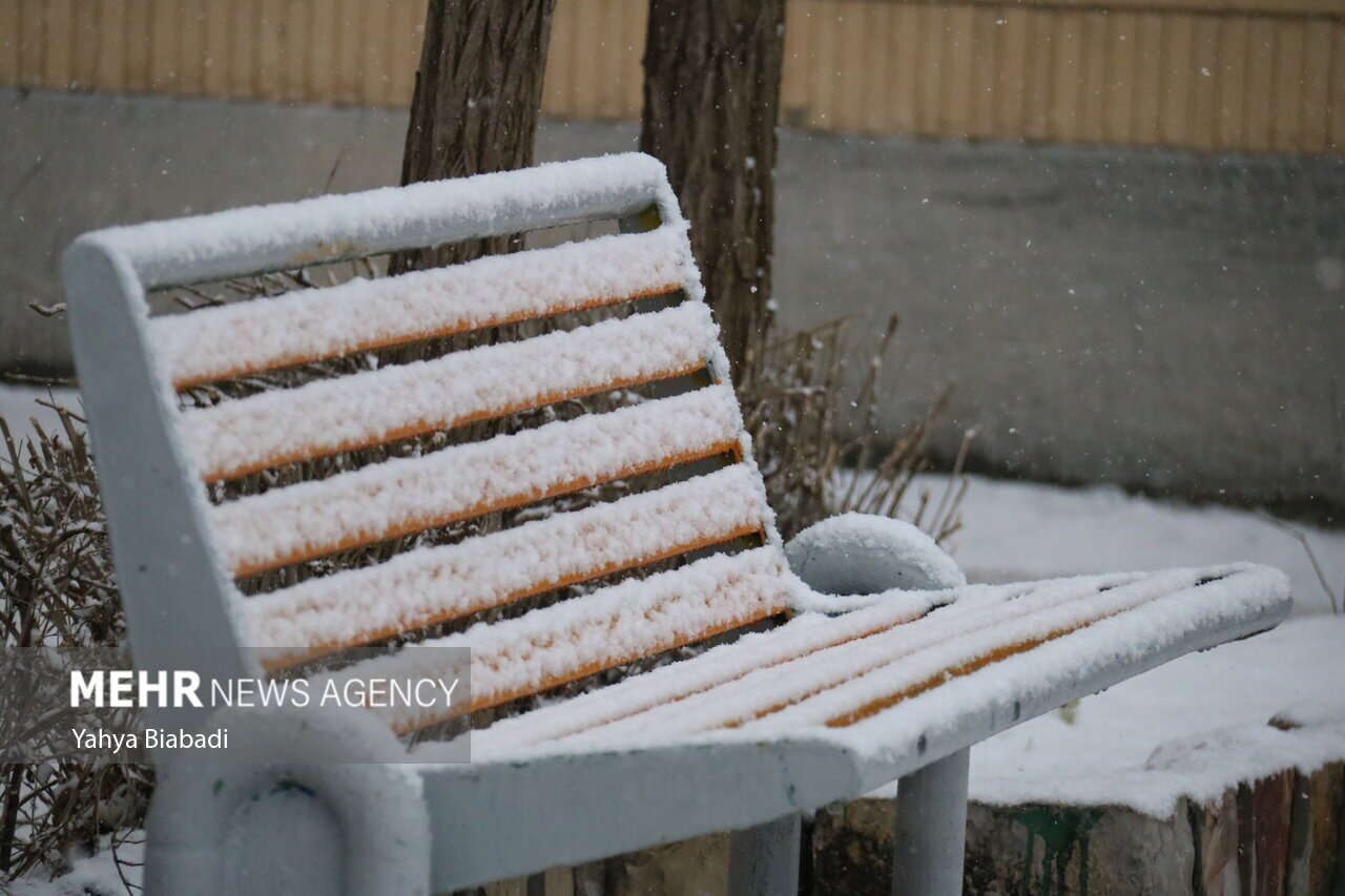 تصاویر: بارش نخستین برف زمستانی در کرمانشاه