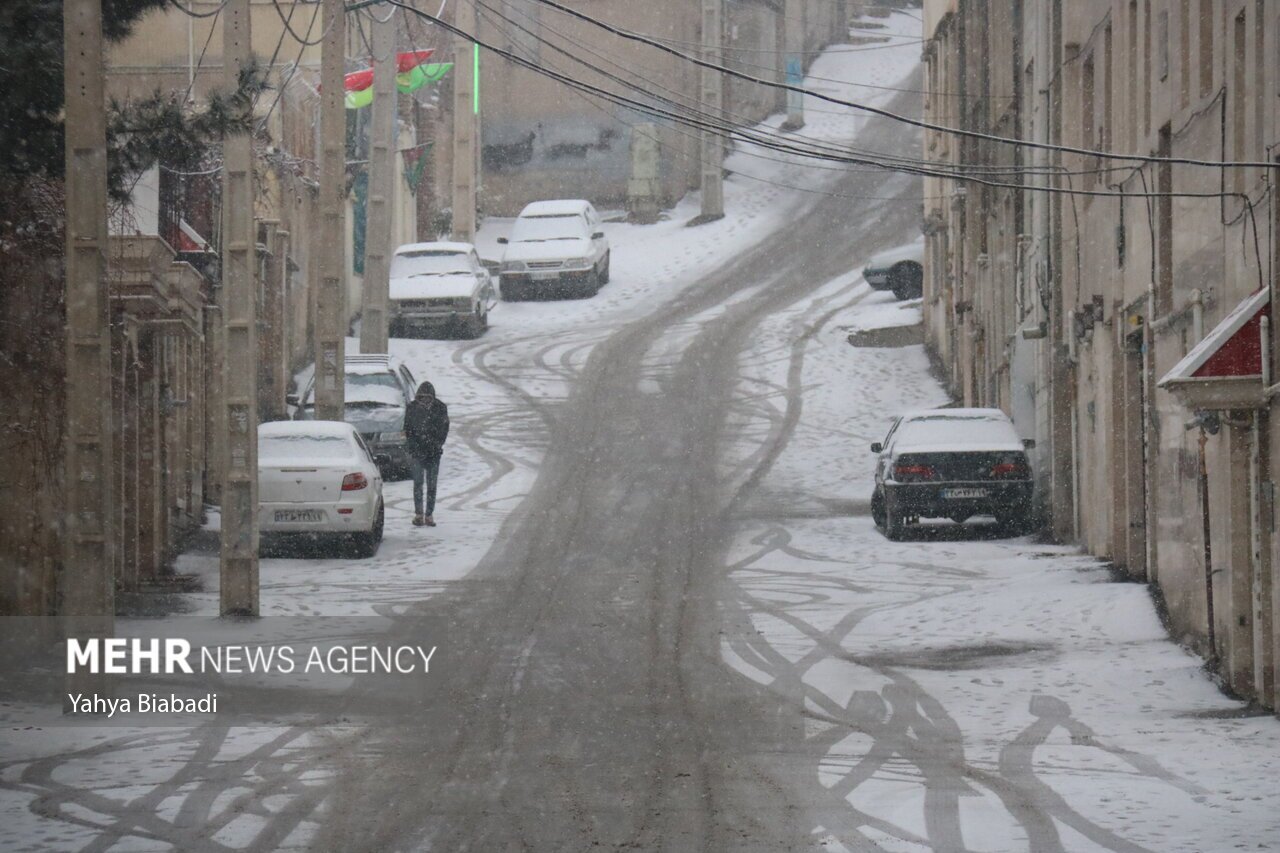تصاویر: بارش نخستین برف زمستانی در کرمانشاه