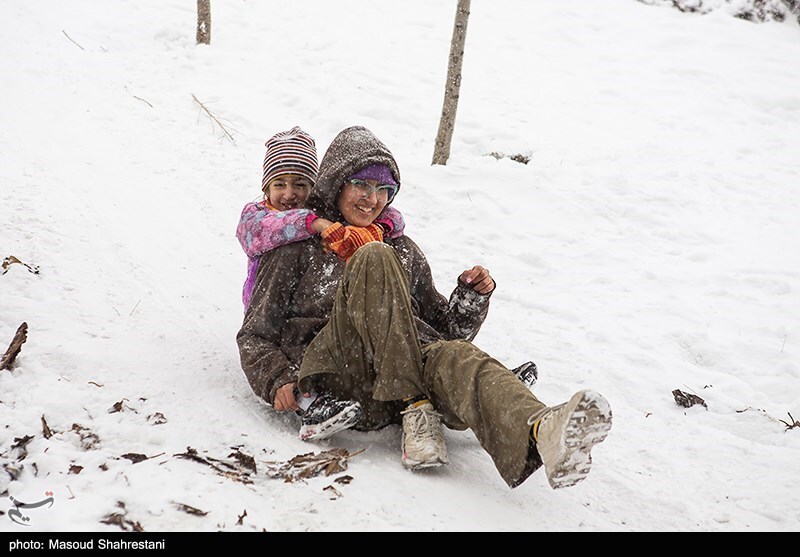 تصاویر: تهران برفی