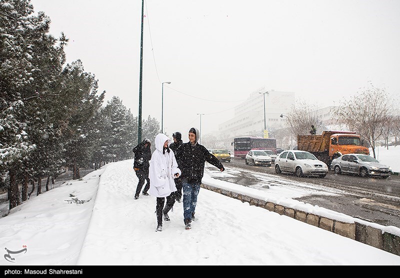 تصاویر: تهران برفی