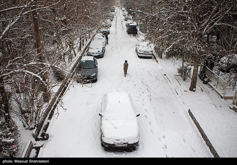 تصاویر: تهران برفی