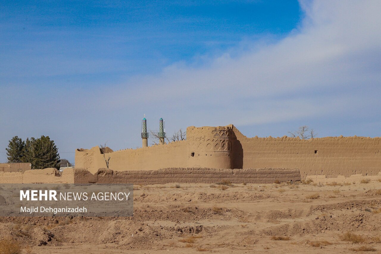 تصاویر: «اِرنان»؛ قلعه‌ای خشتی و باشکوه در دل کویر