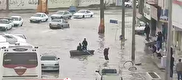 ویدیو  / قایق سواری در خیابان‌های زابل در پی بارندگی دیشب