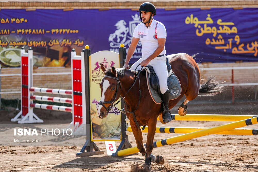 تصاویر: مسابقات پرش با اسب - یزد