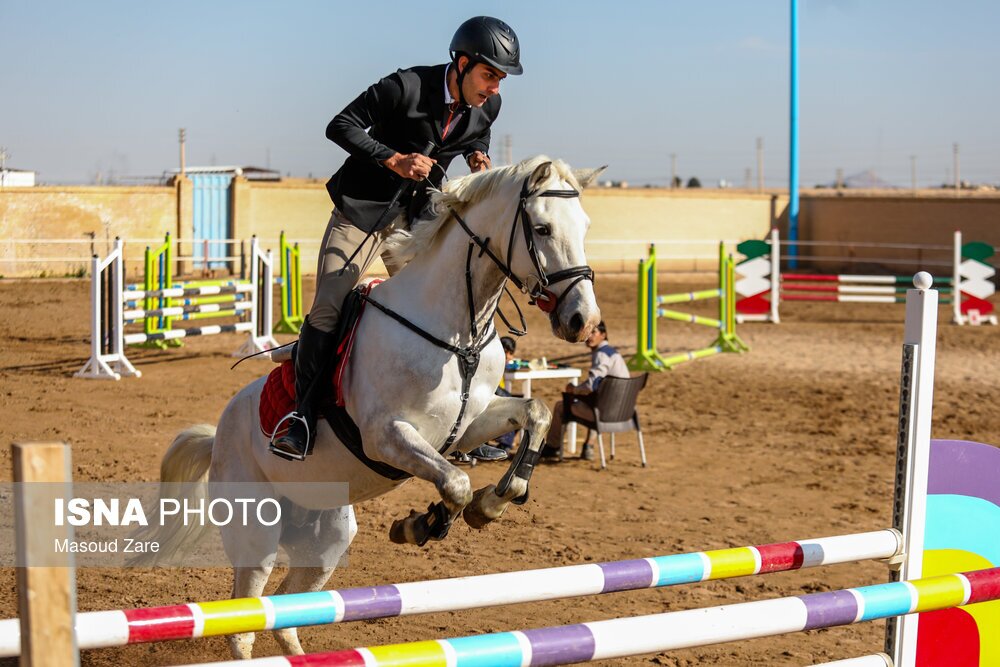 تصاویر: مسابقات پرش با اسب - یزد