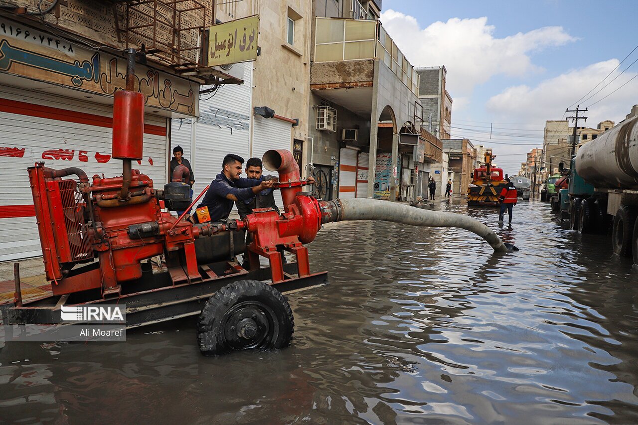 تصاویر: آبگرفتگی شهر اهواز