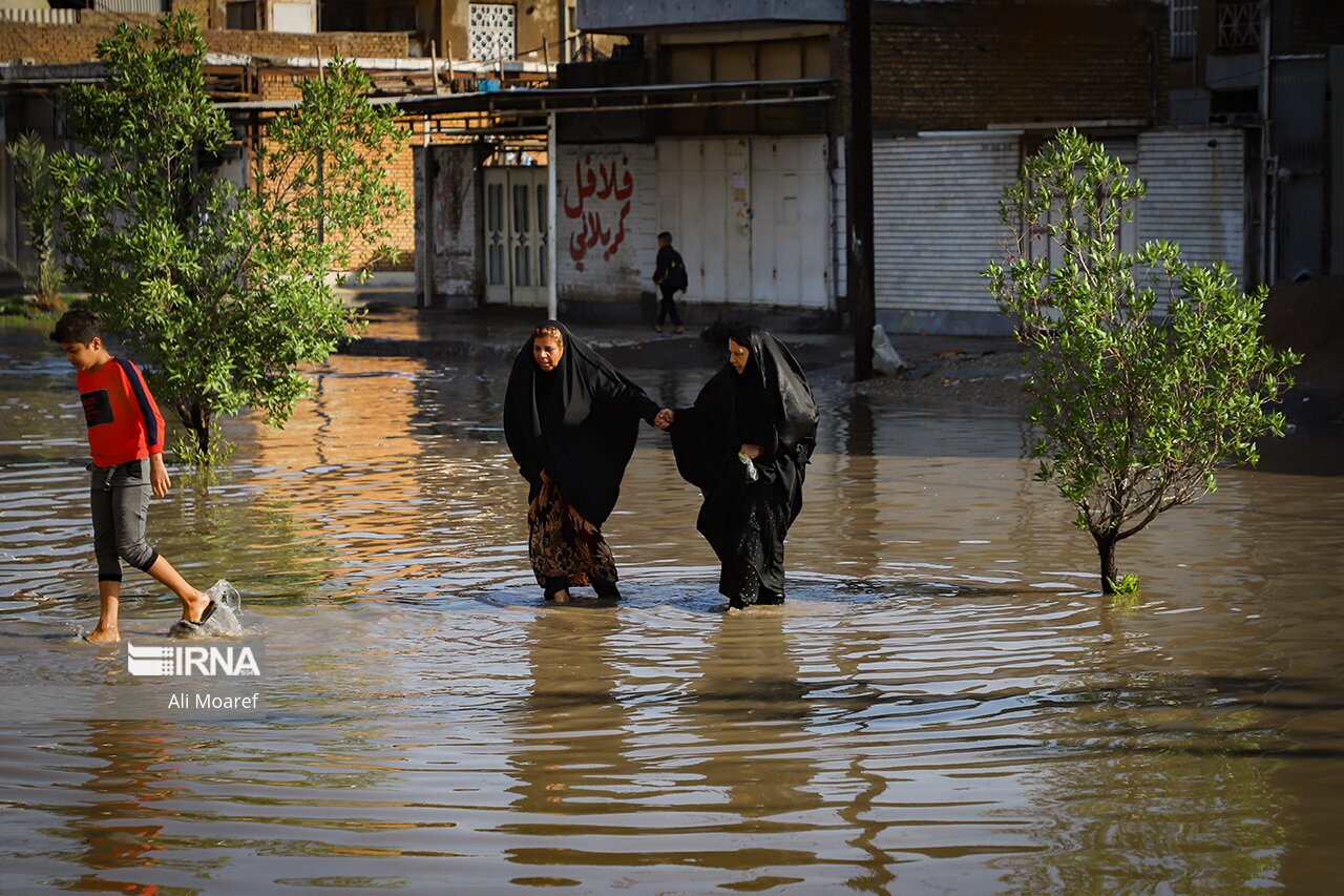 تصاویر: آبگرفتگی شهر اهواز