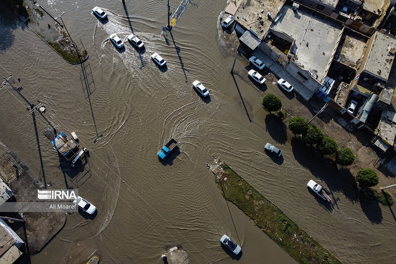 تصاویر: آبگرفتگی شهر اهواز