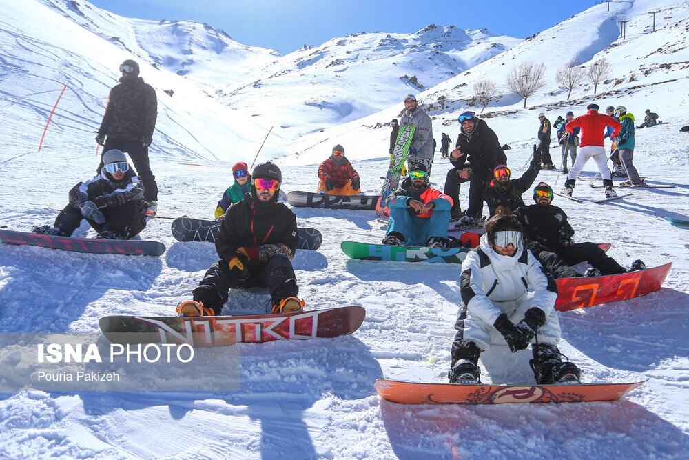 تصاویر: بازگشایی پیست اسکی «تاریک دره» - همدان