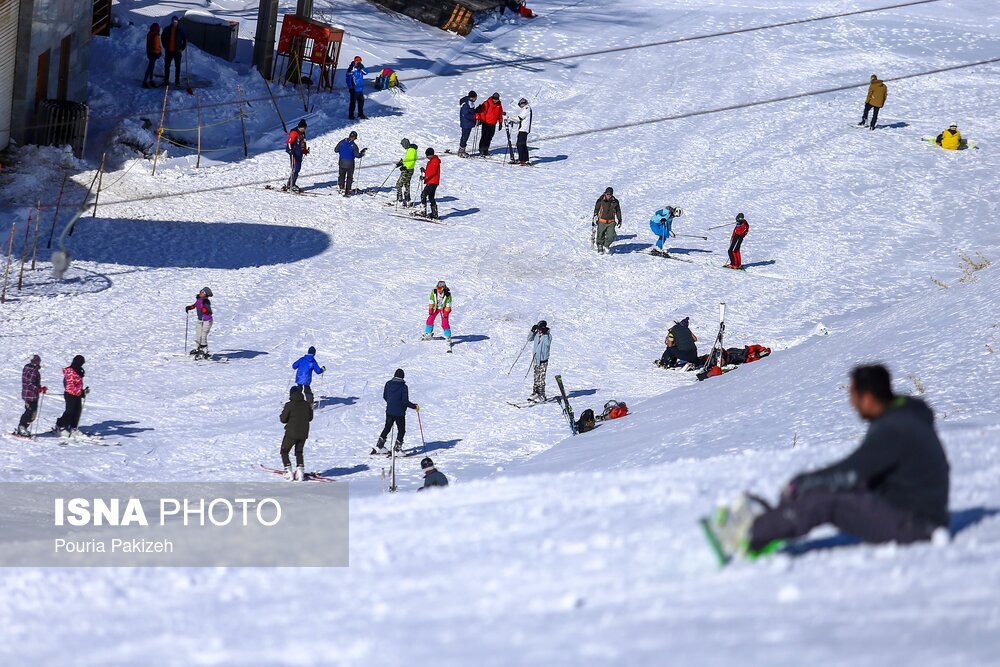 تصاویر: بازگشایی پیست اسکی «تاریک دره» - همدان
