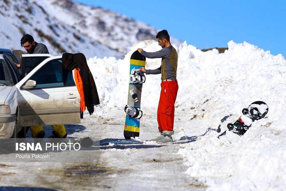 تصاویر: بازگشایی پیست اسکی «تاریک دره» - همدان