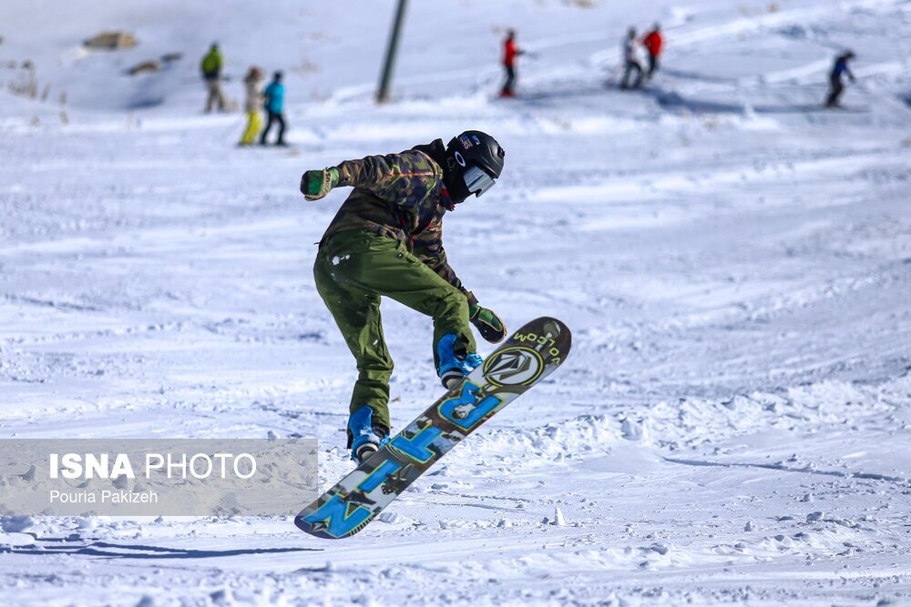تصاویر: بازگشایی پیست اسکی «تاریک دره» - همدان
