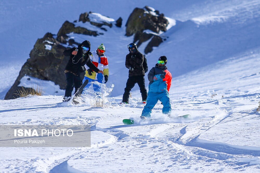 تصاویر: بازگشایی پیست اسکی «تاریک دره» - همدان