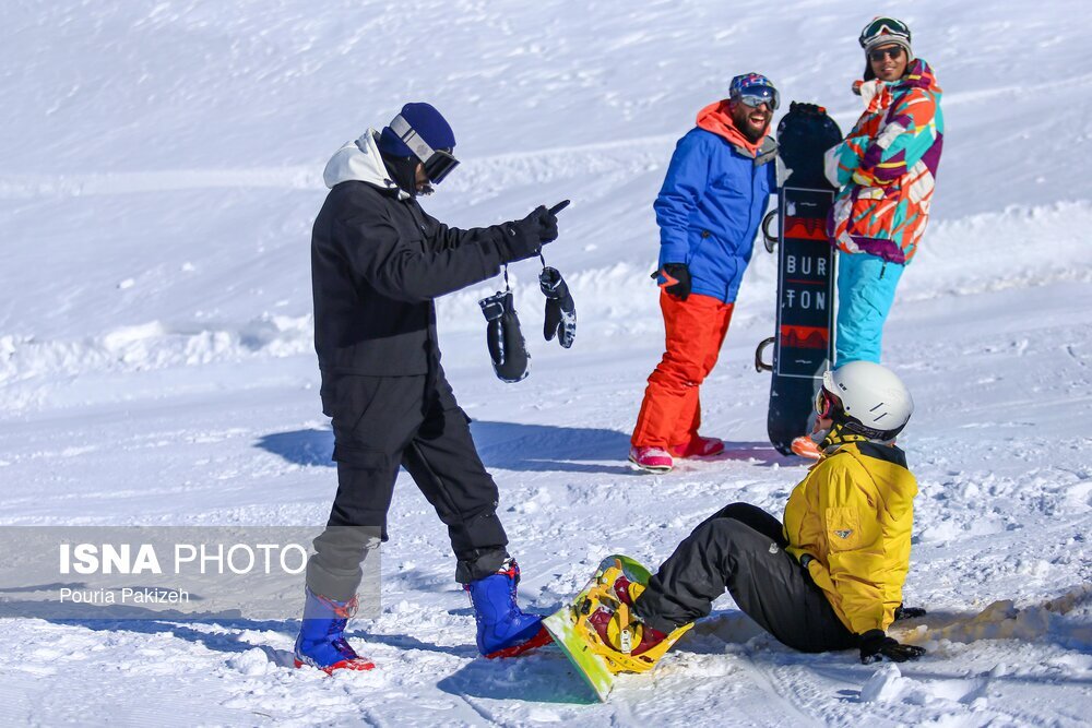 تصاویر: بازگشایی پیست اسکی «تاریک دره» - همدان