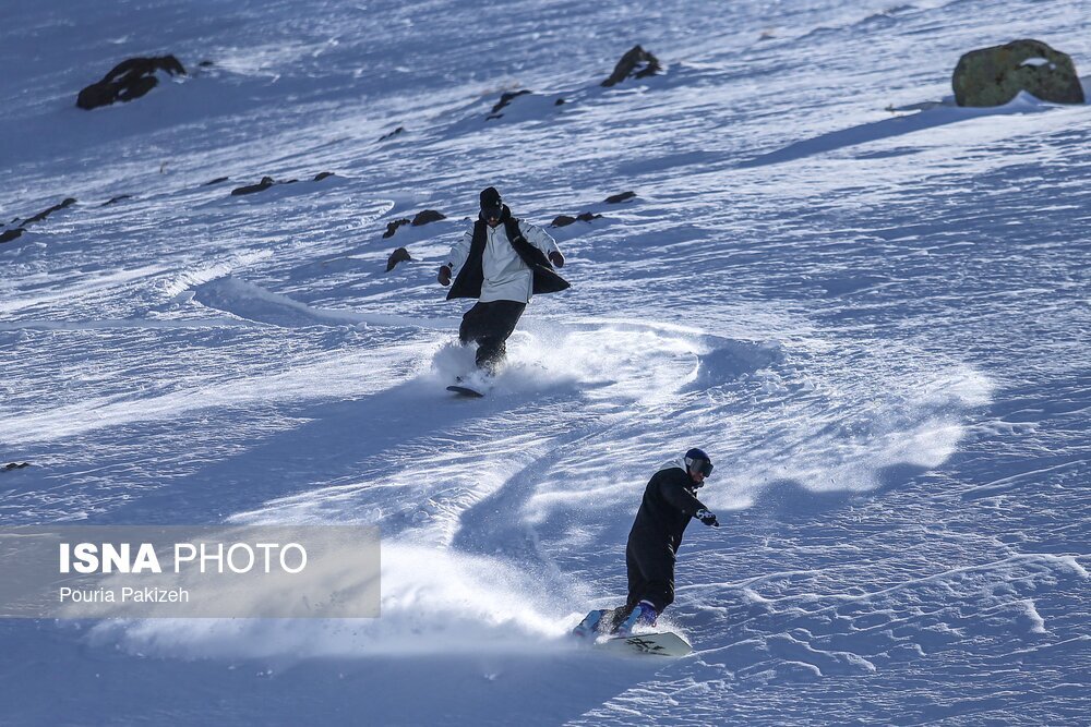 تصاویر: بازگشایی پیست اسکی «تاریک دره» - همدان