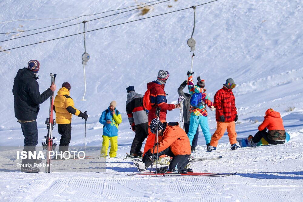 تصاویر: بازگشایی پیست اسکی «تاریک دره» - همدان