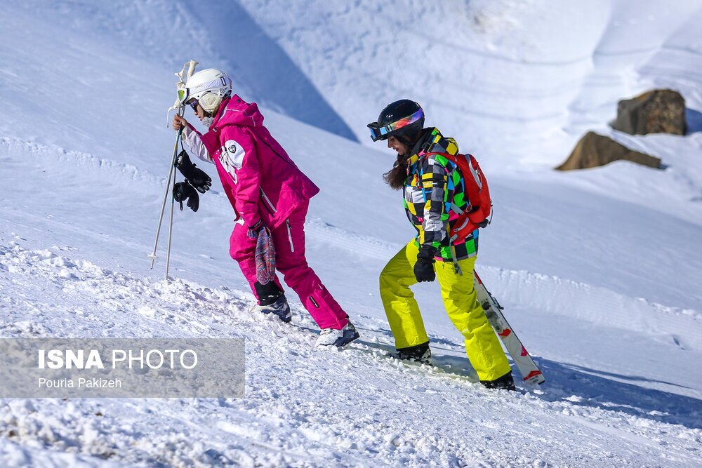 تصاویر: بازگشایی پیست اسکی «تاریک دره» - همدان