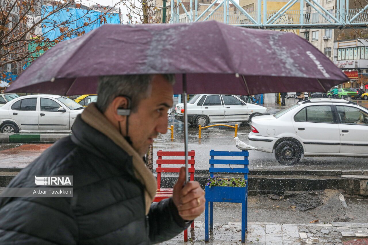 تصاویر: باران و مشکلات تکراری تهران