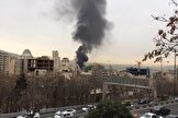 آتش‌نشانی تهران: علت دود غلیظ در محدوده بزرگراه‌های همت و حقانی، آتش‌سوزی در یک ساختمان در حال ساخت بود / تعدادی یونولیت دچار حریق شده بود