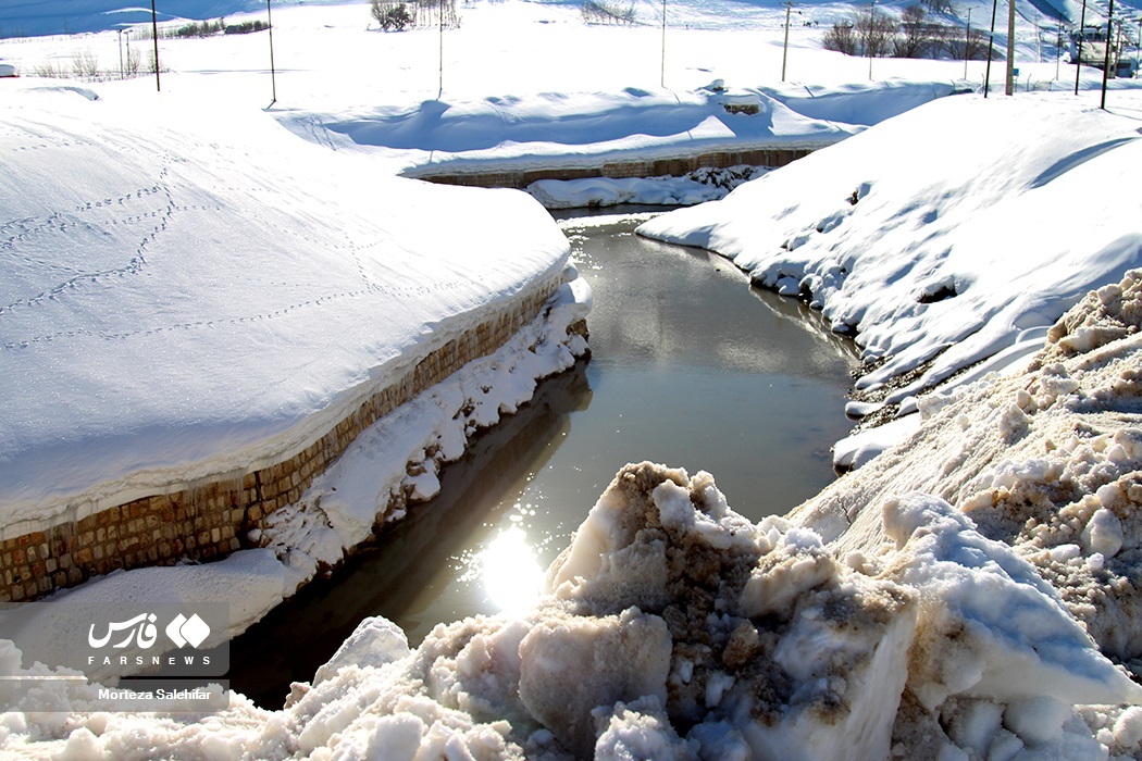 تصاویر: کوه‌ برف در «کوهرنگ»