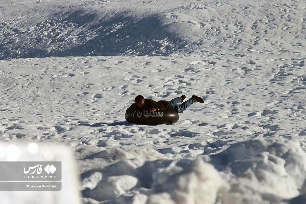 تصاویر: کوه‌ برف در «کوهرنگ»