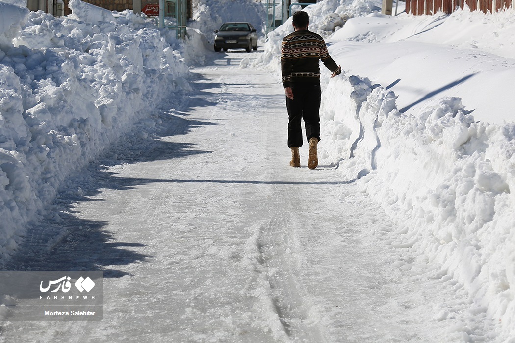 تصاویر: کوه‌ برف در «کوهرنگ»